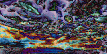 Arte digital titulada "Un ciel de plomb" por Cj Perin, Obra de arte original, Pintura Digital
