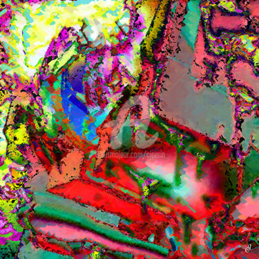 Digitale Kunst mit dem Titel "Conceptuel" von Cj Perin, Original-Kunstwerk, Digitale Malerei