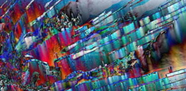 Digitale Kunst mit dem Titel "Ecran" von Cj Perin, Original-Kunstwerk, Digitale Malerei
