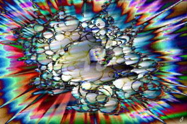 Digitale Kunst getiteld "Big-bang" door Cj Perin, Origineel Kunstwerk, Digitaal Schilderwerk