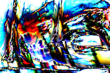 Digital Arts titled "Glacial" by Cj Perin, Original Artwork, Digital Painting