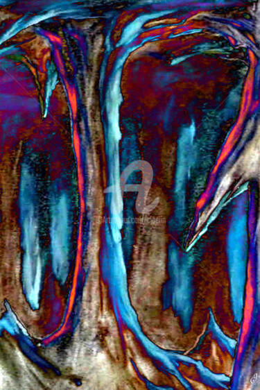 Arts numériques intitulée "Cavernicole" par Cj Perin, Œuvre d'art originale, Peinture numérique