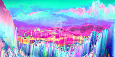 Arts numériques intitulée "Val d'Avalon" par Cj Perin, Œuvre d'art originale, Peinture numérique