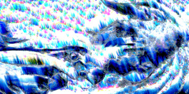 Arts numériques intitulée "L'oeil de Nessie" par Cj Perin, Œuvre d'art originale, Peinture numérique