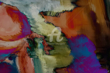 Arts numériques intitulée "Le bruit de l'ombre" par Cj Perin, Œuvre d'art originale, Peinture numérique