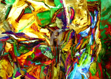 Digital Arts titled "Le carnavalesque Pi…" by Cj Perin, Original Artwork, Digital Painting