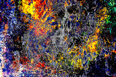 Arts numériques intitulée "Le voile d'obscurité" par Cj Perin, Œuvre d'art originale, Peinture numérique