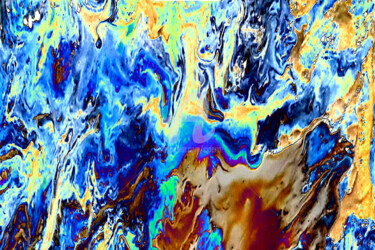 Digitale Kunst mit dem Titel "Illusion mentale" von Cj Perin, Original-Kunstwerk, Digitale Malerei