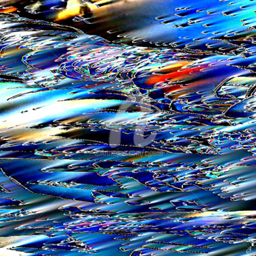 Digital Arts titled "Changement d'ondes" by Cj Perin, Original Artwork, Digital Painting