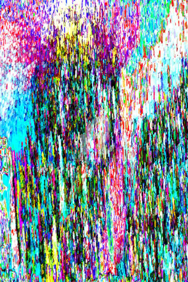 Arts numériques intitulée "Déluge  de grâce" par Cj Perin, Œuvre d'art originale, Peinture numérique