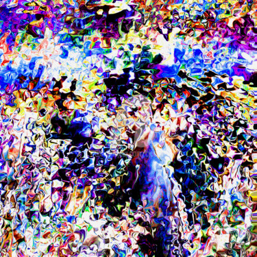 Digitale Kunst mit dem Titel "Le bonheur de vivre" von Cj Perin, Original-Kunstwerk, Digitale Malerei