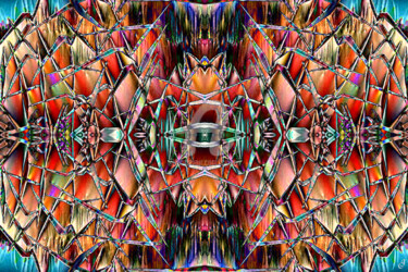 Digitale Kunst mit dem Titel "L' univers Kaleidos…" von Cj Perin, Original-Kunstwerk, Digitale Malerei
