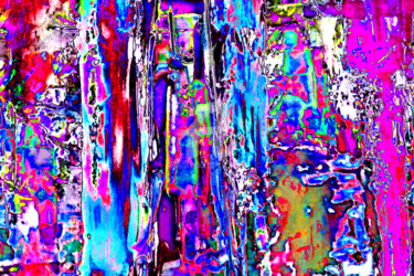 Arts numériques intitulée "Le palais des glaces" par Cj Perin, Œuvre d'art originale, Peinture numérique