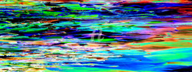 Digital Arts με τίτλο "L'effet dominion" από Cj Perin, Αυθεντικά έργα τέχνης, Ψηφιακή ζωγραφική