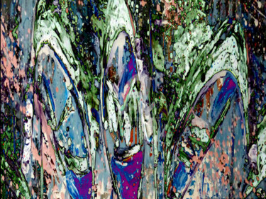 Digital Arts titled "Symphonie des masqu…" by Cj Perin, Original Artwork, Digital Painting
