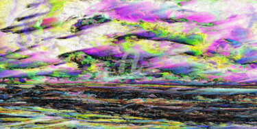 Digital Arts titled "Le rivage de l'Eden" by Cj Perin, Original Artwork, Digital Painting