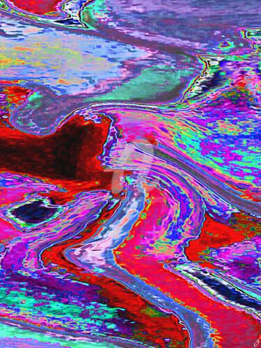 Arts numériques intitulée "Brume de clémence" par Cj Perin, Œuvre d'art originale, Peinture numérique