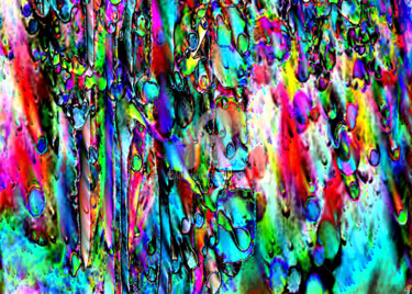 Цифровое искусство под названием "Une vie infinie" - Cj Perin, Подлинное произведение искусства, Цифровая живопись