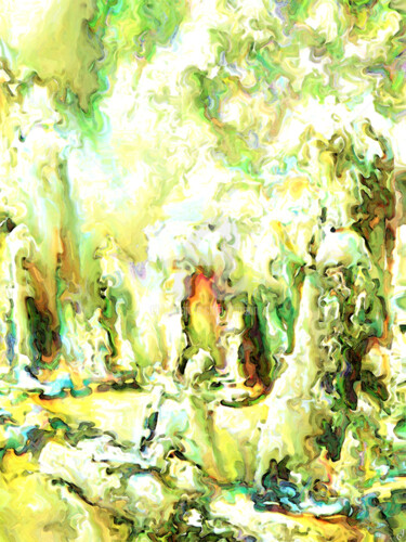 Digitale Kunst mit dem Titel "Chemin des vies" von Cj Perin, Original-Kunstwerk, Digitale Malerei