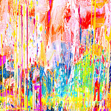Arts numériques intitulée "Inondé de lumière" par Cj Perin, Œuvre d'art originale, Peinture numérique