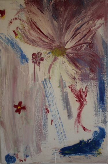 Painting titled "Silencium Flora" by Pawel Dzuljano Kwiato, Original Artwork, Acrylic