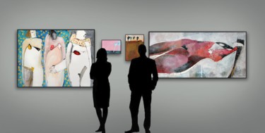 "J.H. Gallery" başlıklı Tablo Jiri Havlik tarafından, Orijinal sanat, Akrilik