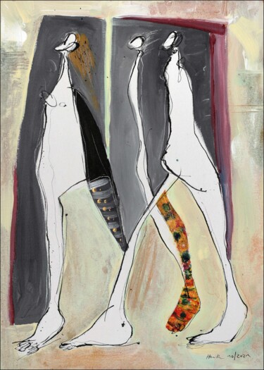 On Wednesday Peinture intitulée "On Wednesday" par Jiri Havlik, Œuvre d'art originale, Acrylique