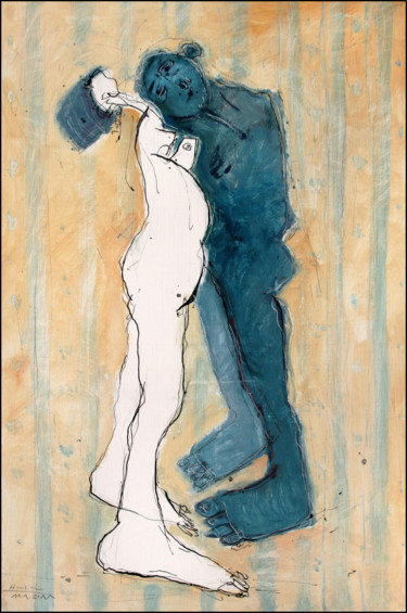 Pintura titulada "Lovers" por Jiri Havlik, Obra de arte original, Acrílico