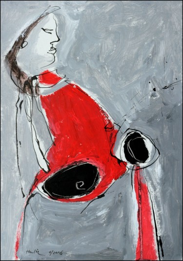 Peinture intitulée "Carmen" par Jiri Havlik, Œuvre d'art originale, Acrylique