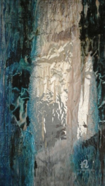 Картина под названием "Clarté" - Catherine Le Roux, Подлинное произведение искусства, Акрил