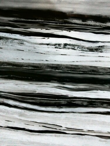 Peinture intitulée "Black and White" par Catherine Le Roux, Œuvre d'art originale, Acrylique