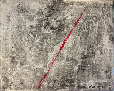 Peinture intitulée "Horizon 3" par Roemy, Œuvre d'art originale, Acrylique Monté sur Châssis en bois