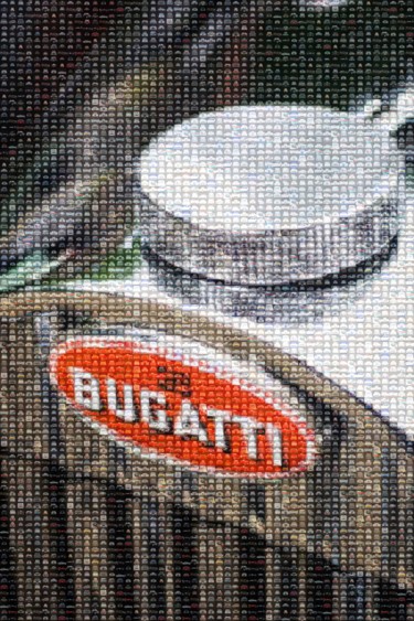 Digital Arts titled "BUGATTI CALANDRE" by Gaudi .C, Original Artwork, 2D Digital Work