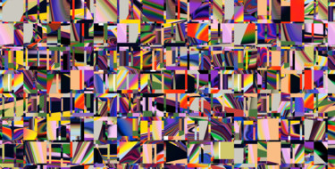 Arts numériques intitulée "abstract miroir dan…" par Gaudi .C, Œuvre d'art originale, Travail numérique 2D