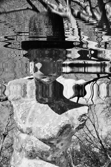 Photographie intitulée "la vision au file d…" par Gaudi .C, Œuvre d'art originale, Photographie manipulée