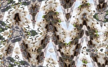 Digitale Kunst mit dem Titel "DUBAI CITY SKY" von Gaudi .C, Original-Kunstwerk, 2D digitale Arbeit