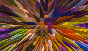 Цифровое искусство под названием "star color design" - Gaudi .C, Подлинное произведение искусства, 3D моделирование