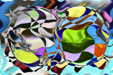 Arts numériques intitulée "the ocean  world" par Gaudi .C, Œuvre d'art originale, Travail numérique 2D