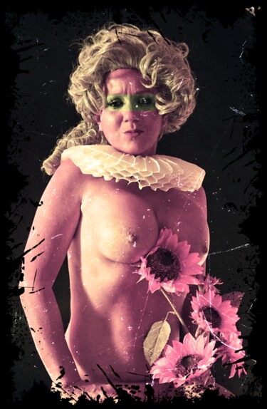 Fotografia intitulada "Pink lady" por Gaudi .C, Obras de arte originais, Fotografia Manipulada
