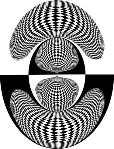数字艺术 标题为“Geometrie concept” 由Gaudi .C, 原创艺术品, 2D数字工作