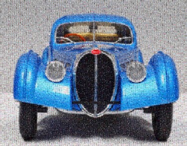 Цифровое искусство под названием "Bugatti type 57 sc…" - Gaudi .C, Подлинное произведение искусства, 2D Цифровая Работа