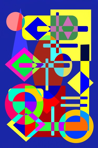 Digital Arts titled "Art déco ou pop ART" by Gaudi .C, Original Artwork, 2D Digital Work