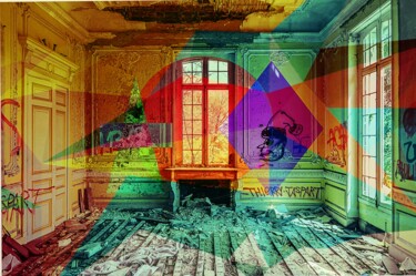 Fotografia intitolato "URBEX POP" da Gaudi .C, Opera d'arte originale, Fotografia manipolata