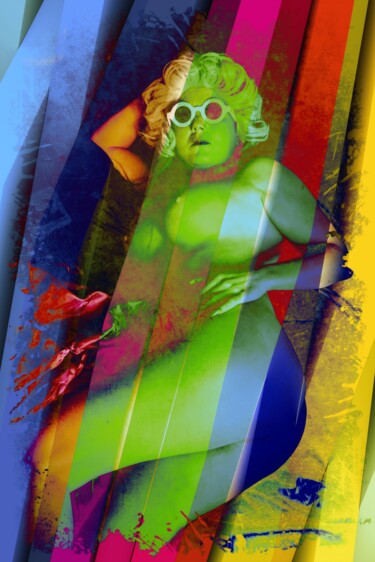 Фотография под названием "THE POP LADY" - Gaudi .C, Подлинное произведение искусства, 2D Цифровая Работа