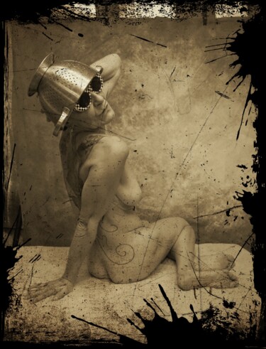 Photography titled "La Pastafarienne gl…" by Gaudi .C, Original Artwork, Manipulated Photography