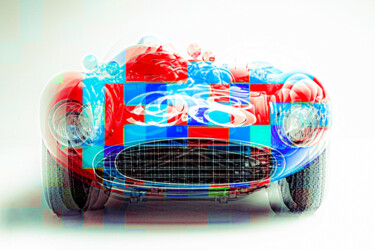 Digitale Kunst getiteld "Monte-Carlo  Car De…" door Gaudi .C, Origineel Kunstwerk, 2D Digital Work