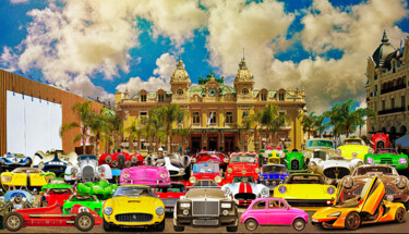 Photography titled "Monte-Carlo  Casino…" by Gaudi .C, Original Artwork, Manipulated Photography