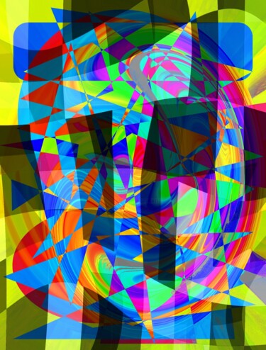 Цифровое искусство под названием "Les Symphonies de V…" - Gaudi .C, Подлинное произведение искусства, 2D Цифровая Работа