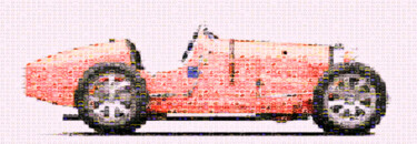 Digitale Kunst mit dem Titel "Bugatti pink love M…" von Gaudi .C, Original-Kunstwerk, 2D digitale Arbeit