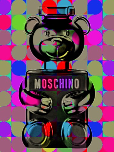 Arte digitale intitolato "The bear Moschino 7…" da Gaudi .C, Opera d'arte originale, Lavoro digitale 2D